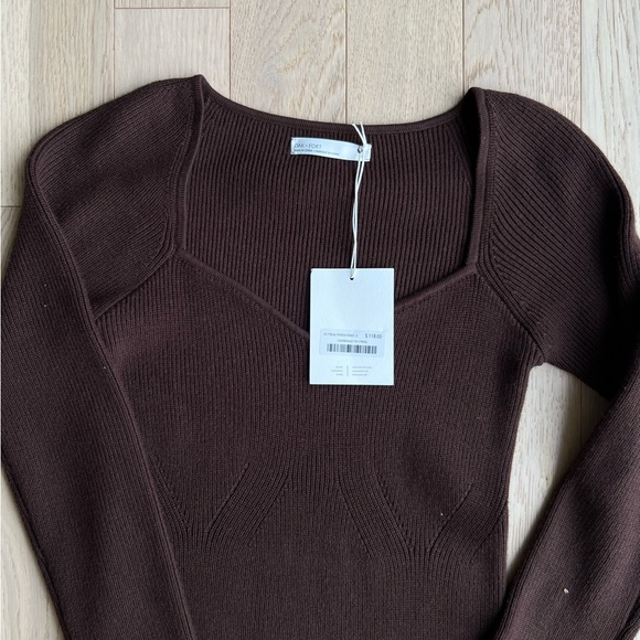 (NWT) Oak + Fort Brown MIDI Dress - Picture 7 of 8